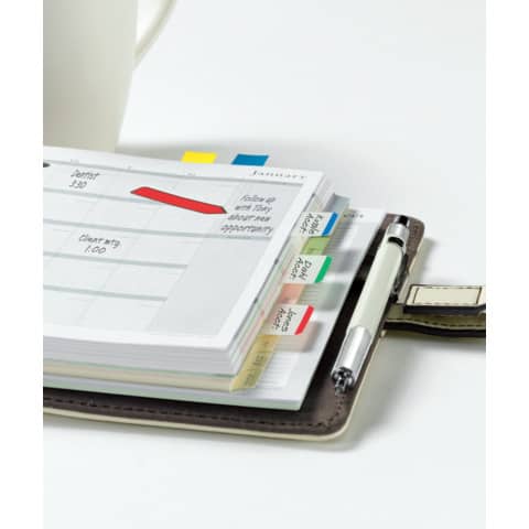Segnapagina removibili Post-it® Index Mini ''Freccia'' 684 colori vivaci assortiti - 4 conf. da 24 - 684ARR4